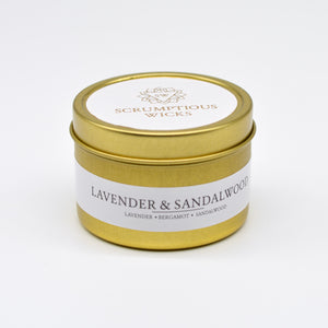 Lavender and Sandalwood Tin